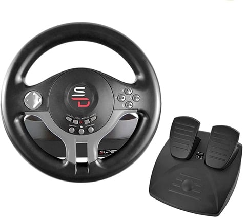 Generic Force Feedback Wheel + Pedals (USB), B - CeX (UK): - Buy, Sell ...